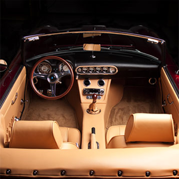 CalSpyder Tan Leather Interior